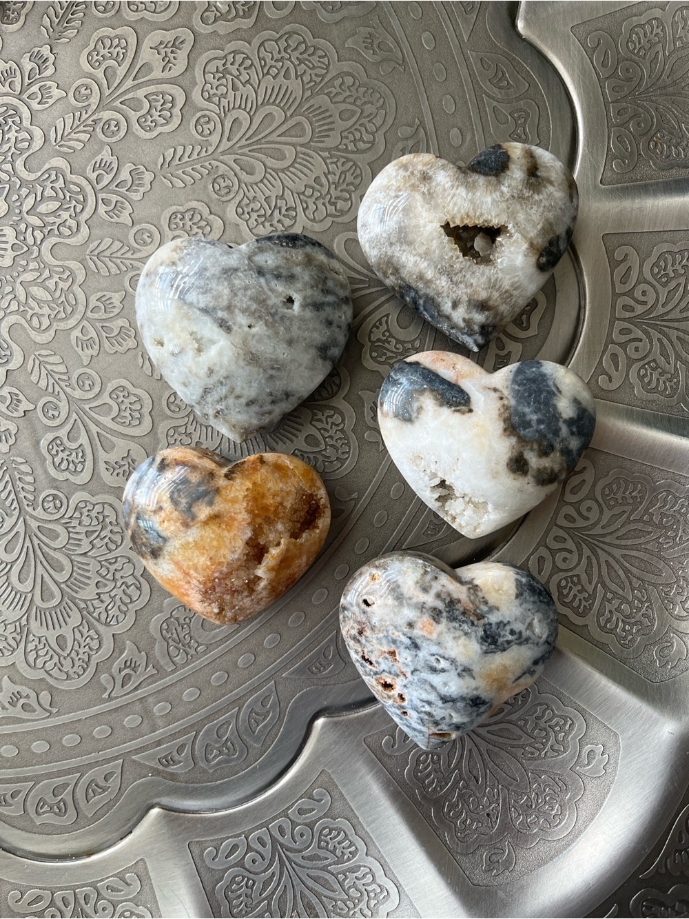 Dendritic Agate Heart